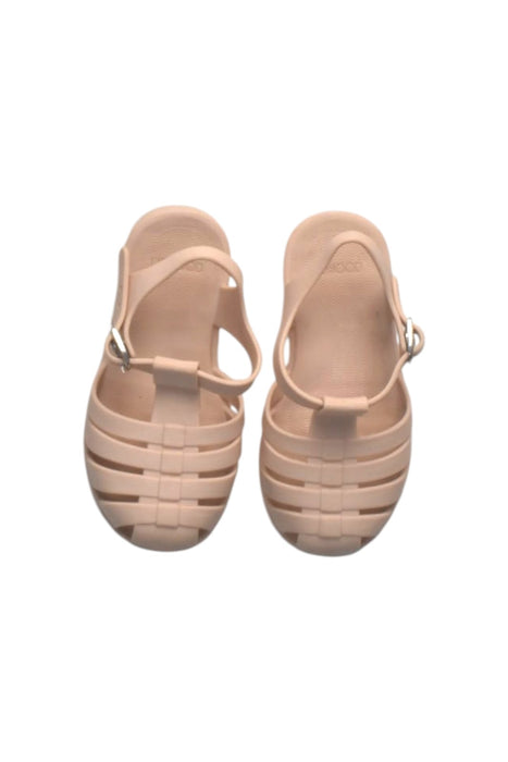 A Peach Sandals from Liewood in size 4T for girl. (Back View)