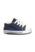 A Blue Sneakers from Converse in size 12-18M for boy. (Front View)
