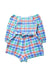 A Multicolour Long Sleeve Rompers from Seed in size 6T for girl. (Back View)