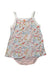 A Multicolour Sleeveless Rompers from Petit Bateau in size 3T for girl. (Front View)