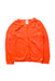 A Orange Cardigans from Petit Bateau in size 5T for girl. (Front View)