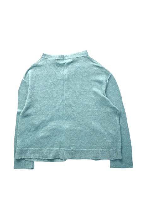 A Blue Cardigans from Bonpoint in size 3T for girl. (Back View)