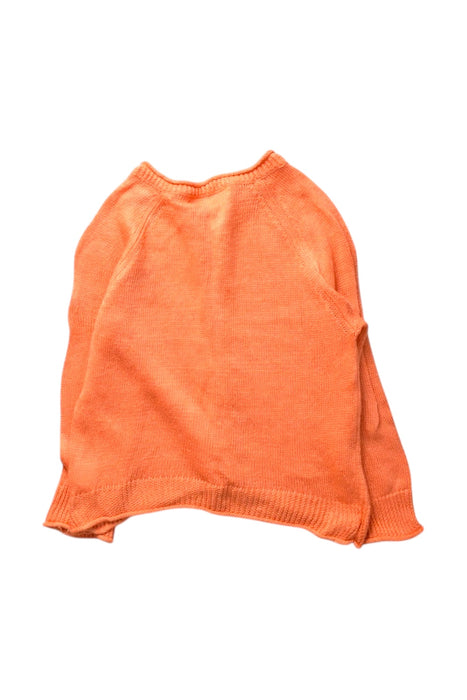 A Orange Cardigans from Bonpoint in size 4T for girl. (Back View)