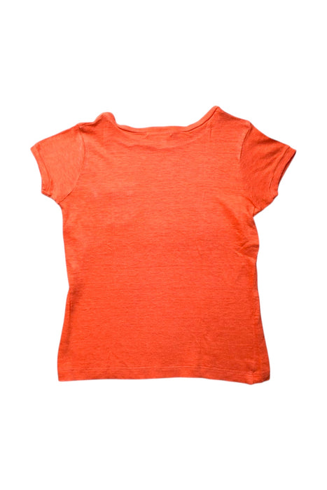 A Orange Short Sleeve T Shirts from Bonpoint in size 4T for girl. (Back View)