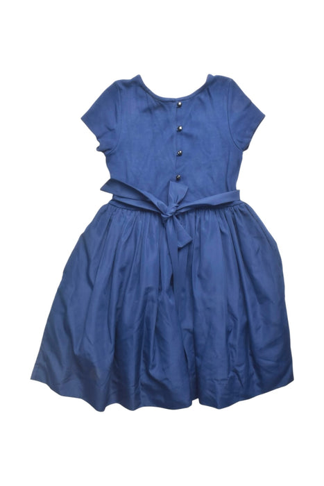 A Blue Short Sleeve Dresses from Polo Ralph Lauren in size 6T for girl. (Back View)