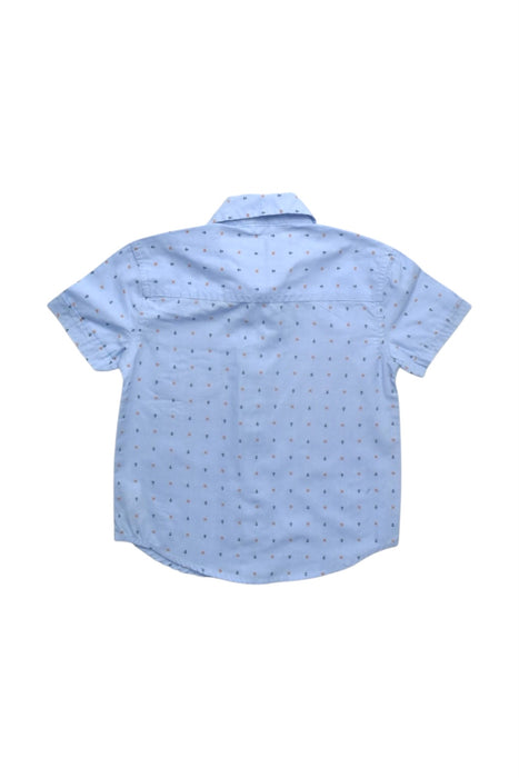 A Blue Short Sleeve Shirts from Nautica in size 2T for boy. (Back View)