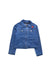 A Blue Lightweight Jackets from IKKS in size 6T for girl. (Front View)