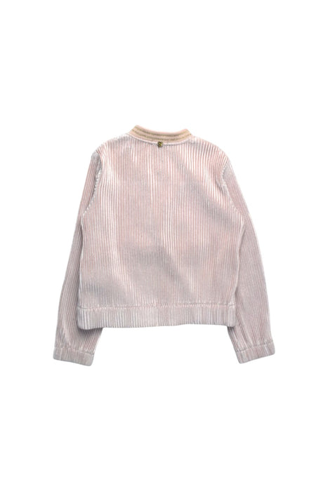 A Pink Lightweight Jackets from IKKS in size 6T for girl. (Back View)