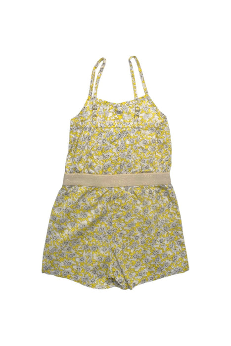 A Yellow Sleeveless Rompers from IKKS in size 4T for girl. (Back View)