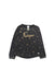 A Black Long Sleeve Tops from Petit Bateau in size 5T for girl. (Front View)