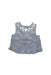 A Grey Sleeveless Tops from Aere in size 4T for girl. (Front View)