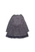 A Navy Long Sleeve Dresses from IKKS in size 4T for girl. (Back View)