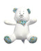 A White Soft Toys from Mustela in size O/S for girl. (Front View)