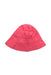 A Red Sun Hats from Cadet Rousselle in size 0-3M for girl. (Back View)