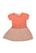 A Peach Short Sleeve Dresses from Bonpoint in size 3T for girl. (Front View)