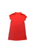 A Red Short Sleeve Dresses from Lacoste in size 4T for girl. (Back View)