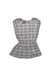 A Grey Sleeveless Tops from Bonpoint in size 6T for girl. (Front View)