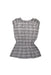 A Grey Sleeveless Tops from Bonpoint in size 6T for girl. (Back View)