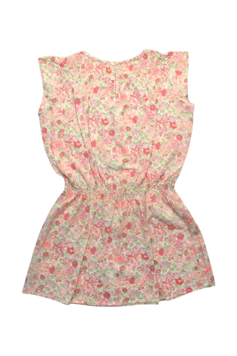 A Pink Sleeveless Dresses from Bonpoint in size 4T for girl. (Back View)