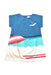 A Multicolour Short Sleeve Dresses from Jacadi in size 5T for girl. (Front View)