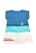 A Multicolour Short Sleeve Dresses from Jacadi in size 5T for girl. (Back View)