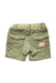A Green Shorts from Sergent Major in size 2T for boy. (Back View)