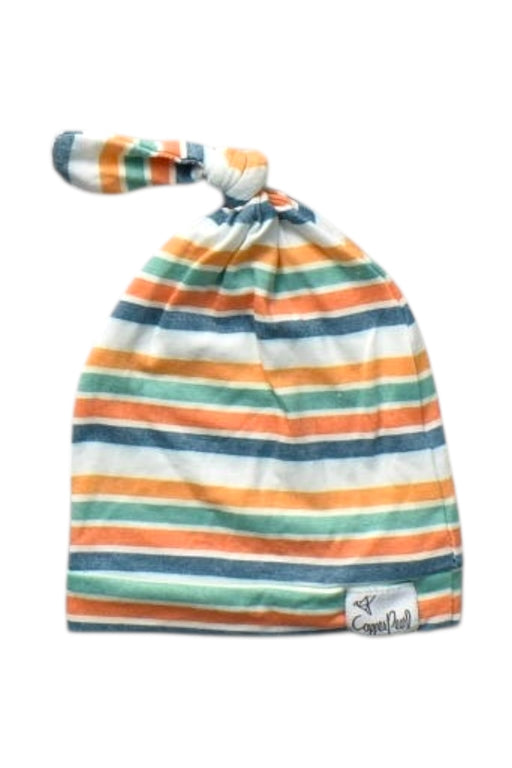 A Multicolour Beanies from Copper Pearl in size Newborn for boy. (Front View)