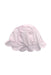 A Pink Sun Hats from Jacadi in size 6-12M for girl. (Front View)