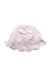A Pink Sun Hats from Jacadi in size 6-12M for girl. (Back View)