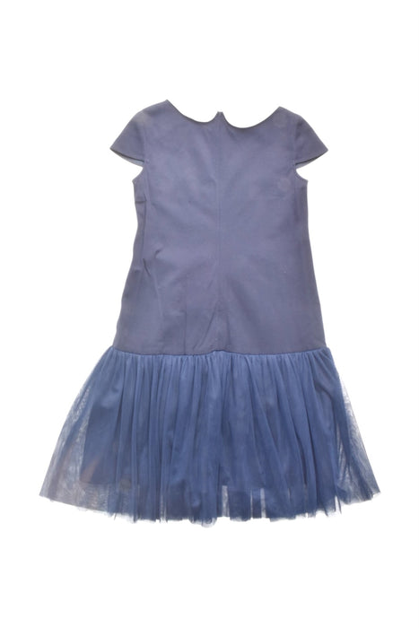 A Navy Short Sleeve Dresses from Nicholas & Bears in size 8Y for girl. (Back View)
