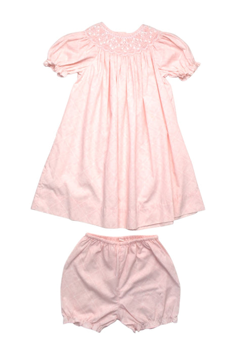 A Pink Shorts Sets from Petit Ami in size 18-24M for girl. (Front View)