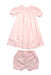 A Pink Shorts Sets from Petit Ami in size 18-24M for girl. (Front View)