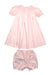 A Pink Shorts Sets from Petit Ami in size 18-24M for girl. (Back View)