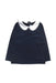 A Navy Long Sleeve Tops from Jacadi in size 3T for girl. (Front View)
