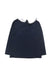 A Navy Long Sleeve Tops from Jacadi in size 3T for girl. (Back View)