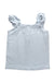 A White Sleeveless Tops from Janie & Jack in size 3T for girl. (Back View)