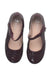 A Burgundy Dress Shoes from Jacadi in size 5T for girl. (Back View)