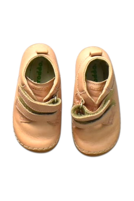 A Peach Booties from Froddo in size 18-24M for girl. (Back View)