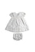 A White Dress Sets from Purebaby in size 12-18M for girl. (Back View)