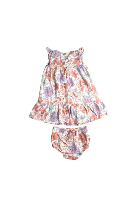 A Multicolour Dress Sets from Jack & Milly in size 6-12M for girl. (Back View)