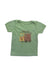 A Green Short Sleeve T Shirts from Mollusk in size 3-6M for boy. (Front View)