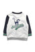 A Grey Lightweight Jackets from Petit Bateau in size 3-6M for boy. (Back View)
