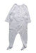 A White Onesies from Bonpoint in size 0-3M for boy. (Back View)