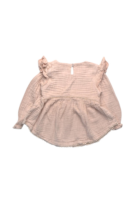 A Pink Long Sleeve Tops from Jamie Kay in size 5T for girl. (Back View)