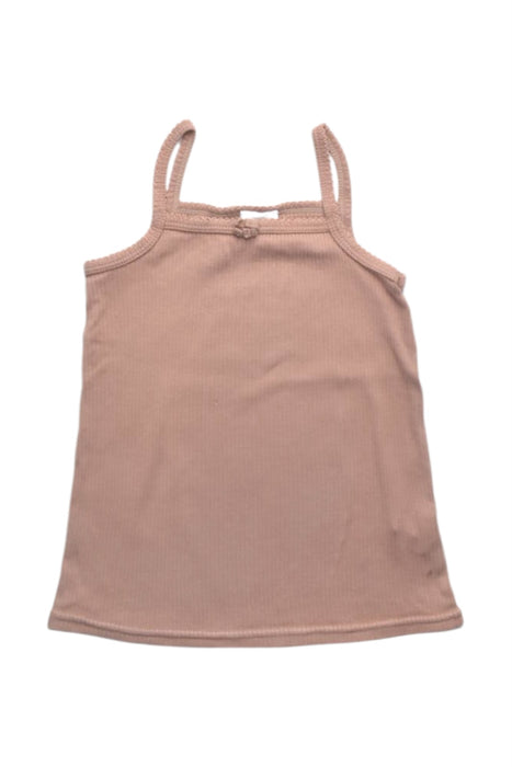 A Beige Sleeveless Tops from Jamie Kay in size 6T for girl. (Front View)