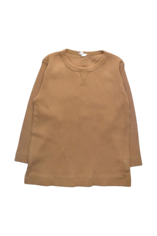 A Beige Long Sleeve Tops from Jamie Kay in size 5T for girl. (Front View)