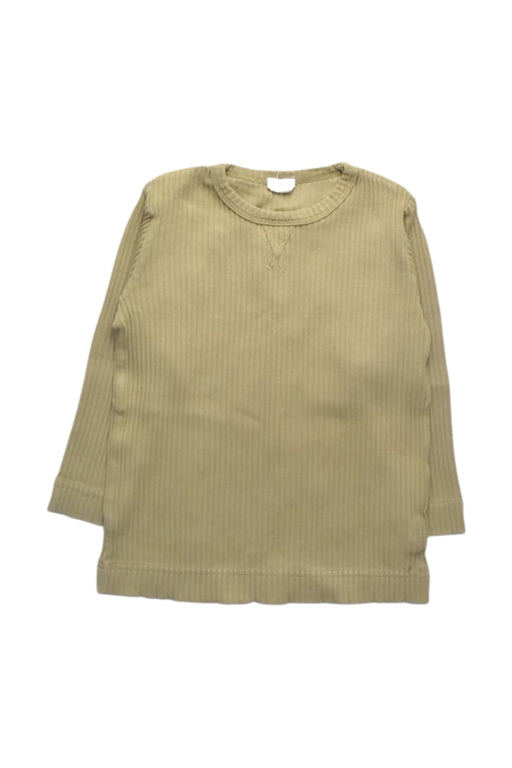 A Beige Long Sleeve Tops from Jamie Kay in size 5T for girl. (Front View)