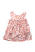 A Red Sleeveless Dresses from Bella Bliss in size 4T for girl. (Front View)