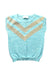 A Blue Sleeveless Tops from Simple Kids in size 3T for girl. (Front View)