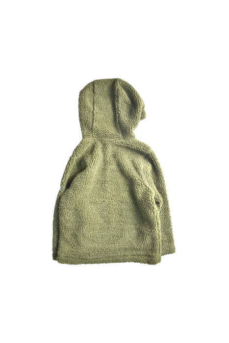 A Green Hooded Sweatshirts from Joules in size 5T for boy. (Back View)